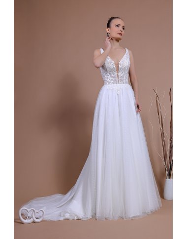 Wedding dress 14138 from Schantal