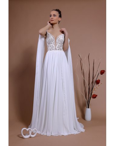 Wedding dress 14140 from Schantal