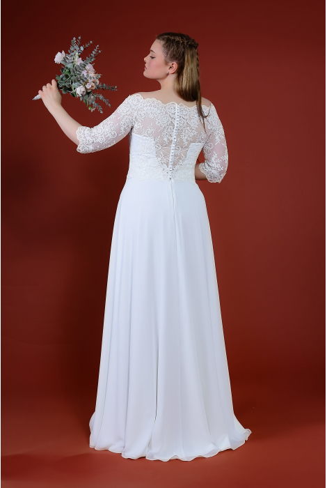 Hochzeitskleid für braut von Schantal, Kollektion Queen XXL, Modell 1018. Foto 5
