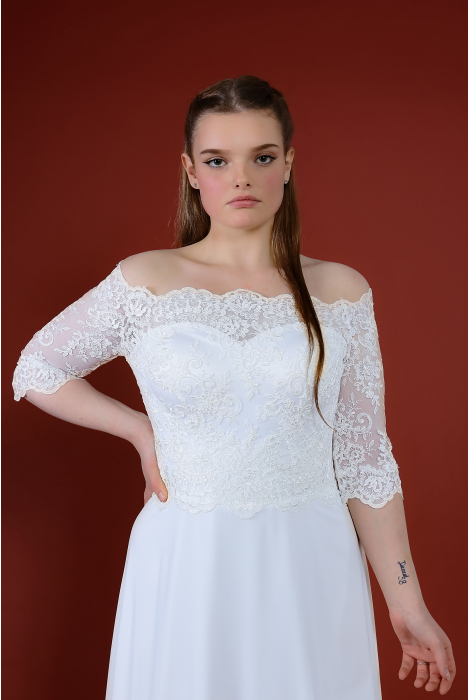 Hochzeitskleid für braut von Schantal, Kollektion Queen XXL, Modell 1018. Foto 2