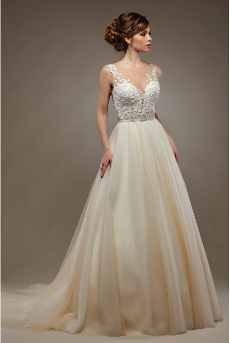 Hochzeitskleid für braut von Schantal, Kollektion Elegia, Modell 1105. Foto 3