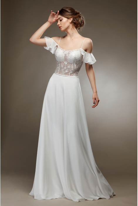 Hochzeitskleid für braut von Schantal, Kollektion Elegia, Modell 1111. Foto 1