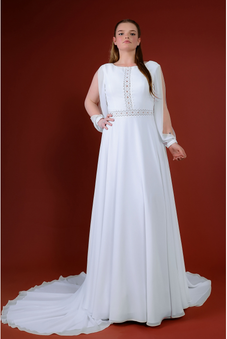 Hochzeitskleid für braut von Schantal, Kollektion Queen XXL, Modell 1112 - B. Foto 1