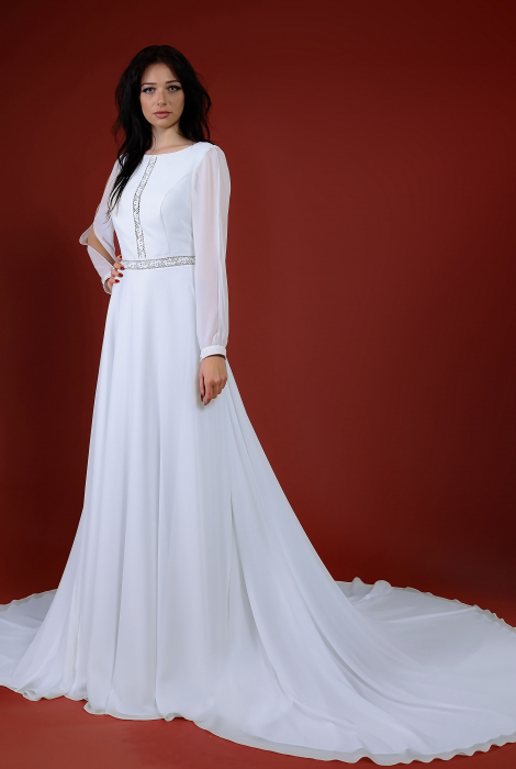 Hochzeitskleid für braut von Schantal, Kollektion Kiara, Modell 1112 -2. Foto 4