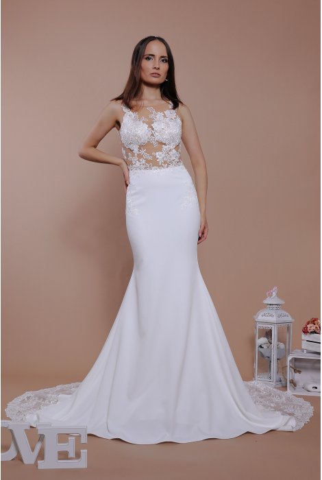 Hochzeitskleid für braut von Schantal, Kollektion Traum, Modell 1114. Foto 6