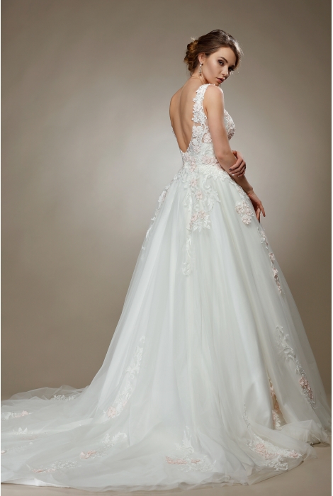 Hochzeitskleid für braut von Schantal, Kollektion Elegia, Modell 1115. Foto 2