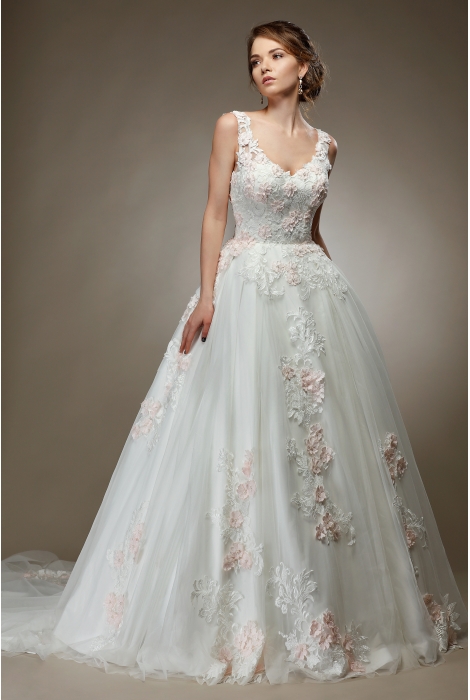 Schantal Bridal Dress, Elegia Collection, Model 1115. Photo 1