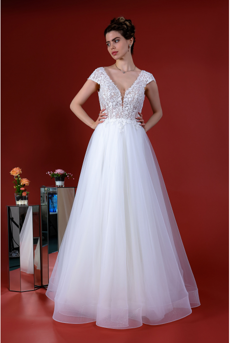 Hochzeitskleid für braut von Schantal, Kollektion Kiara, Modell 1166 - 3. Foto 3