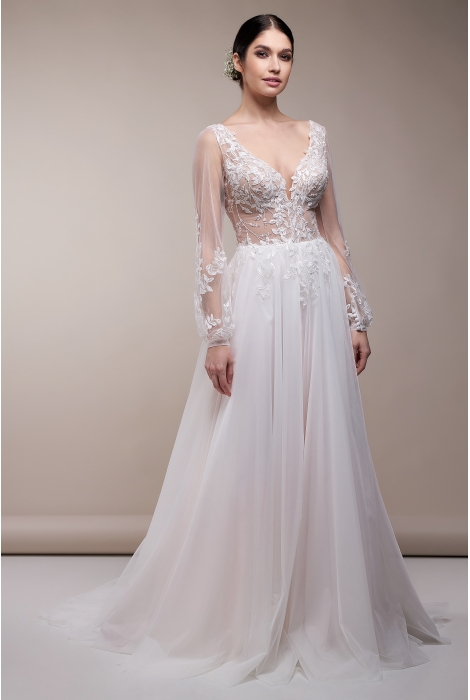 Hochzeitskleid für braut von Schantal, Kollektion Elegia, Modell 1171. Foto 1