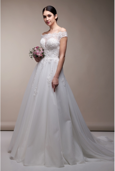 Hochzeitskleid für braut von Schantal, Kollektion Sale, Modell 1180. Foto 1