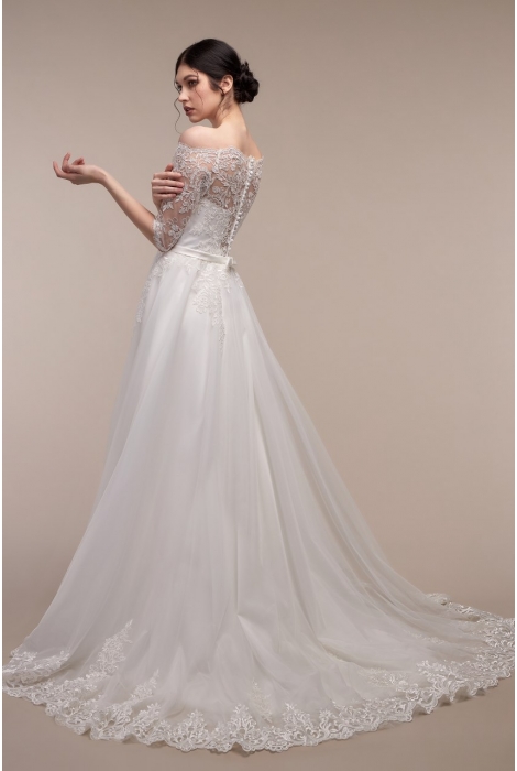 Hochzeitskleid für braut von Schantal, Kollektion Elegia, Modell 1187. Foto 2