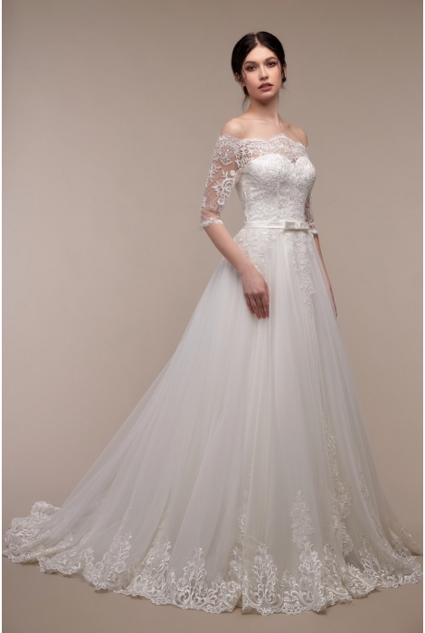 Hochzeitskleid für braut von Schantal, Kollektion Elegia, Modell 1187. Foto 1