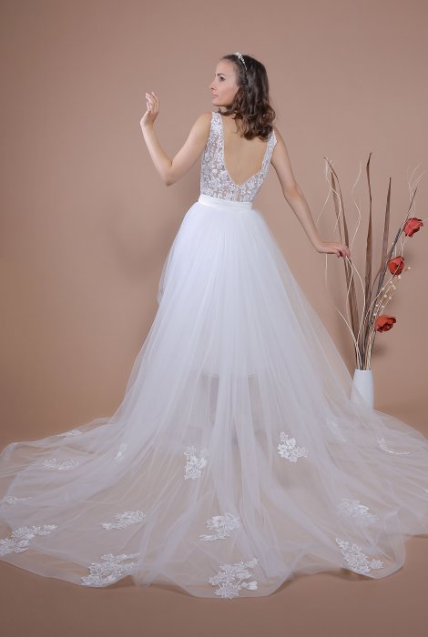 Hochzeitskleid für braut von Schantal, Kollektion Traum, Modell 1197-2. Foto 7