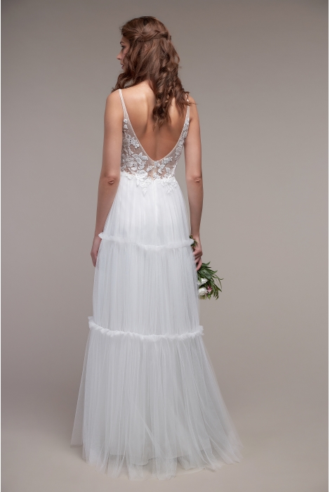 Hochzeitskleid für braut von Schantal, Kollektion Elegia, Modell 1206. Foto 2