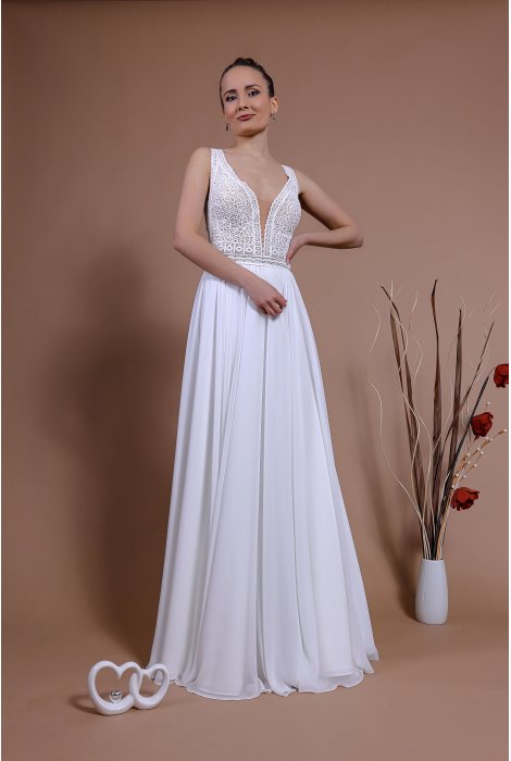 Hochzeitskleid für braut von Schantal, Kollektion Traum, Modell 1207. Foto 2