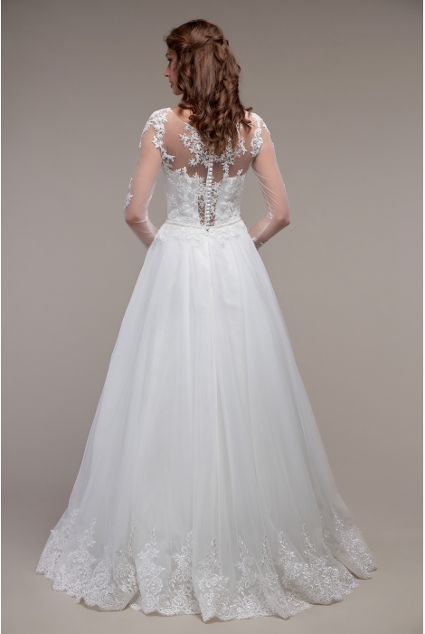 Hochzeitskleid für braut von Schantal, Kollektion Elegia, Modell 1210. Foto 2
