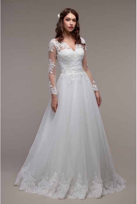 Hochzeitskleid für braut von Schantal, Kollektion Elegia, Modell 1210. Foto 1
