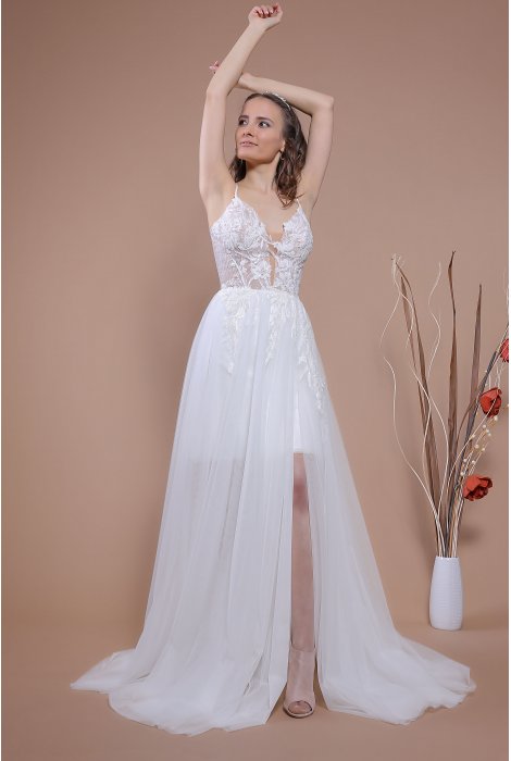 Hochzeitskleid für braut von Schantal, Kollektion Traum, Modell 1211. Foto 2