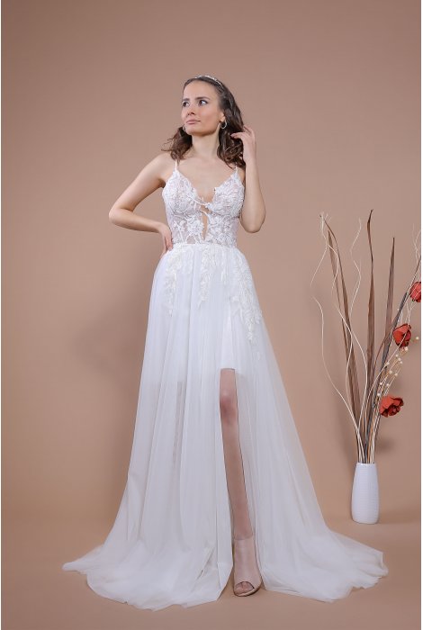 Hochzeitskleid für braut von Schantal, Kollektion Traum, Modell 1211. Foto 3