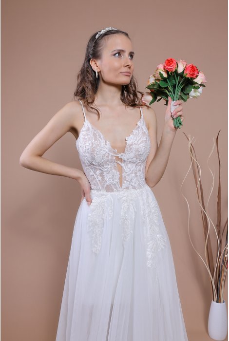 Hochzeitskleid für braut von Schantal, Kollektion Traum, Modell 1211. Foto 5