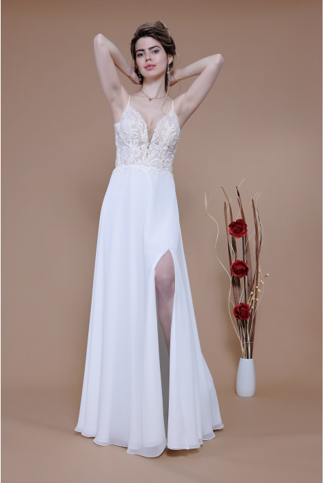 Hochzeitskleid für braut von Schantal, Kollektion Traum, Modell 1211-3. Foto 1