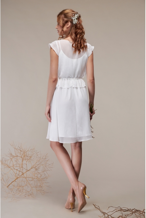 Hochzeitskleid für braut von Schantal, Kollektion Kurze Kleider, Modell 1226. Foto 2
