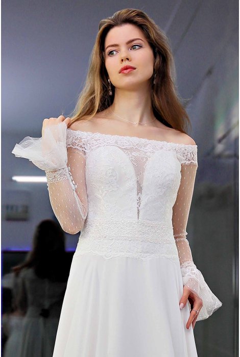 Hochzeitskleid für braut von Schantal, Kollektion Traum, Modell 14005. Foto 4