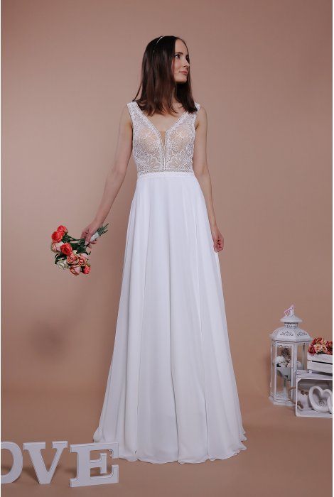 Hochzeitskleid für braut von Schantal, Kollektion Traum, Modell 14019. Foto 1