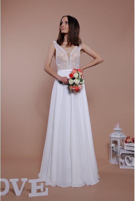 Hochzeitskleid für braut von Schantal, Kollektion Traum, Modell 14019. Foto 2