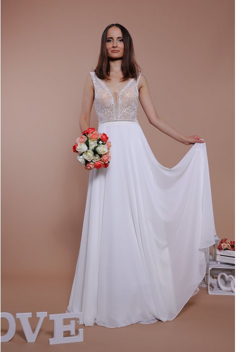 Hochzeitskleid für braut von Schantal, Kollektion Traum, Modell 14019. Foto 3