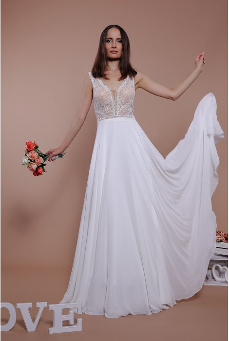 Hochzeitskleid für braut von Schantal, Kollektion Traum, Modell 14019. Foto 5