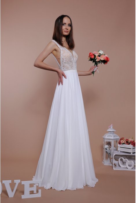 Hochzeitskleid für braut von Schantal, Kollektion Traum, Modell 14019. Foto 6