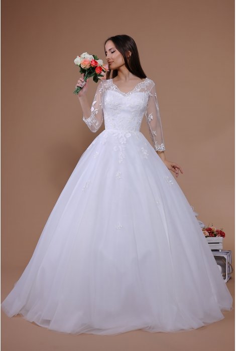 Hochzeitskleid für braut von Schantal, Kollektion Traum, Modell 14021. Foto 2