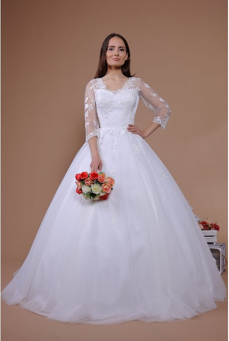 Hochzeitskleid für braut von Schantal, Kollektion Traum, Modell 14021. Foto 4