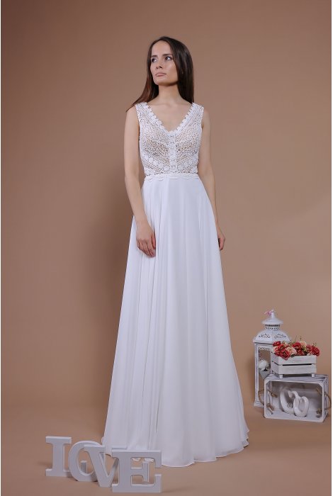 Hochzeitskleid für braut von Schantal, Kollektion Traum, Modell 14033-2. Foto 4