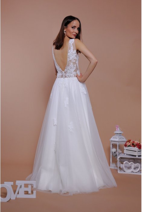 Hochzeitskleid für braut von Schantal, Kollektion Traum, Modell 14037. Foto 6