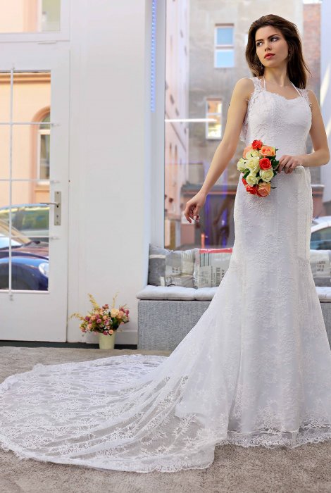 Hochzeitskleid für braut von Schantal, Kollektion Sale, Modell 14046 / Gr.36. Foto 1