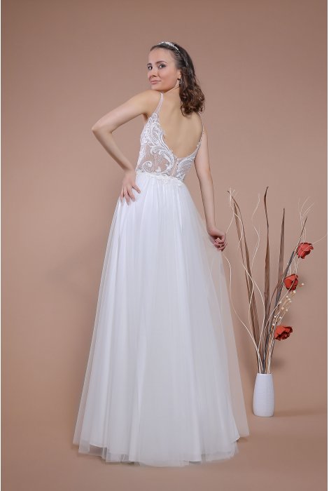 Hochzeitskleid für braut von Schantal, Kollektion Traum, Modell 14051. Foto 5