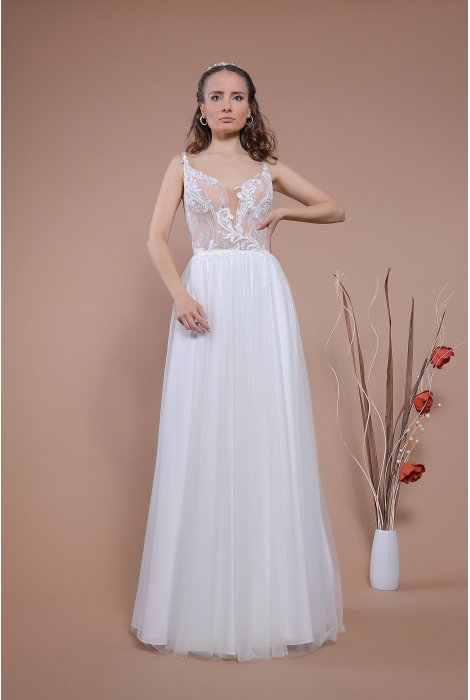 Hochzeitskleid für braut von Schantal, Kollektion Traum, Modell 14051. Foto 2