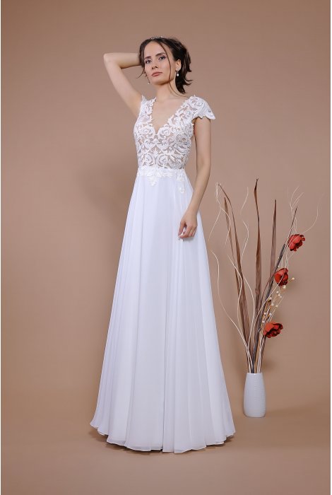 Hochzeitskleid für braut von Schantal, Kollektion Traum, Modell 14058. Foto 2