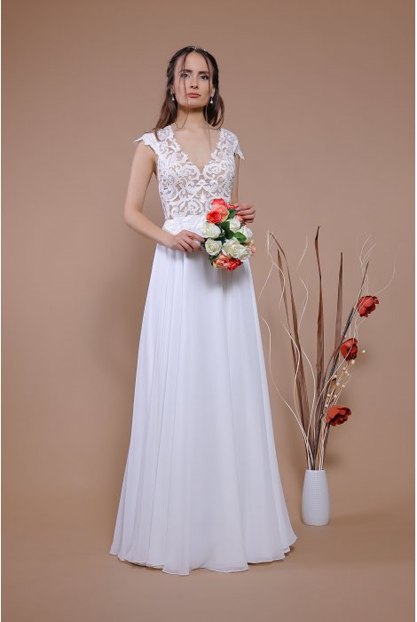Hochzeitskleid für braut von Schantal, Kollektion Traum, Modell 14058. Foto 3