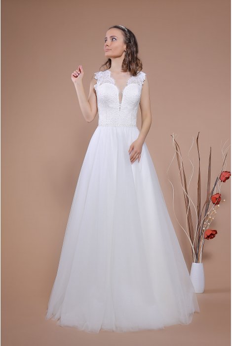 Hochzeitskleid für braut von Schantal, Kollektion Traum, Modell 14059. Foto 1