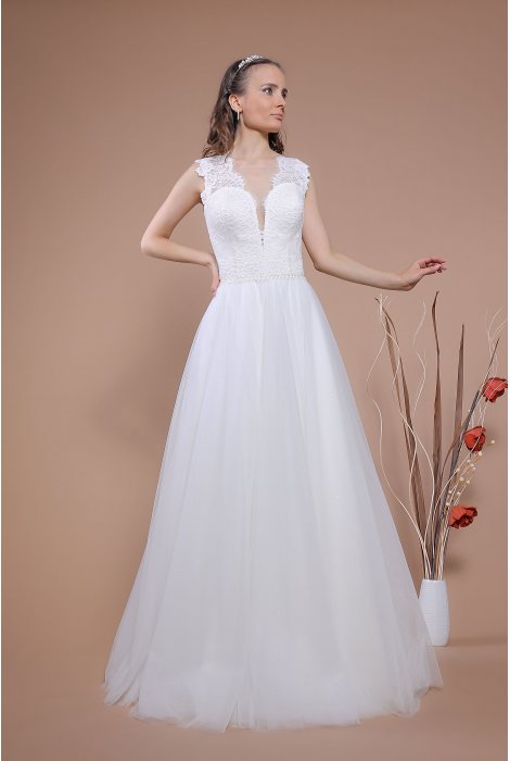 Hochzeitskleid für braut von Schantal, Kollektion Traum, Modell 14059. Foto 2