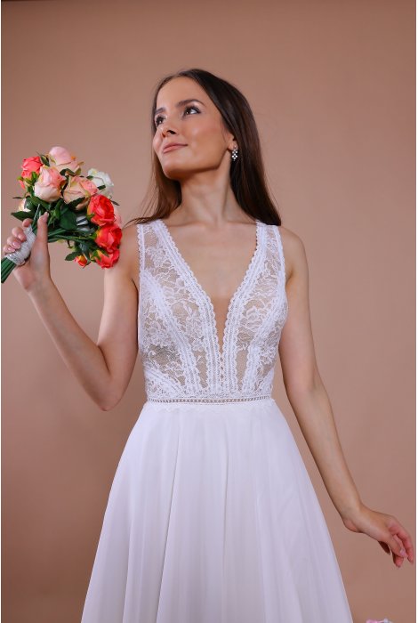 Hochzeitskleid für braut von Schantal, Kollektion Traum, Modell 14069. Foto 7