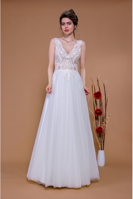 Hochzeitskleid für braut von Schantal, Kollektion Traum, Modell 14074. Foto 3