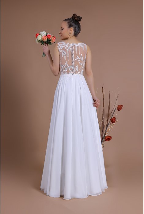 Hochzeitskleid für braut von Schantal, Kollektion Traum, Modell 14075. Foto 5