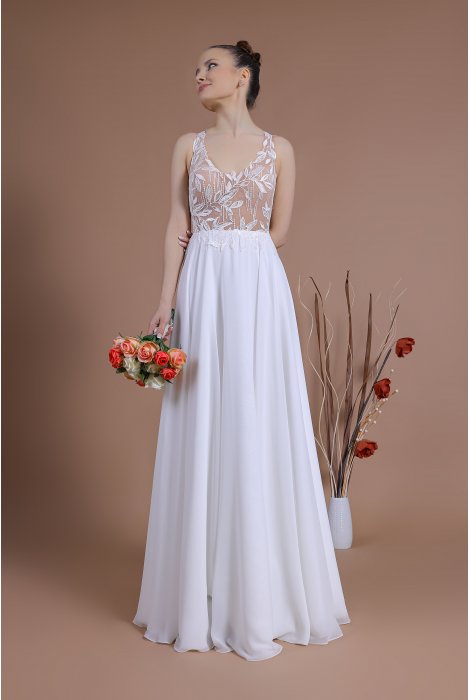 Hochzeitskleid für braut von Schantal, Kollektion Traum, Modell 14075. Foto 3