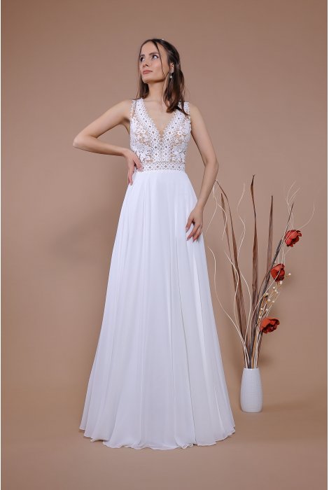Hochzeitskleid für braut von Schantal, Kollektion Traum, Modell 14076. Foto 1