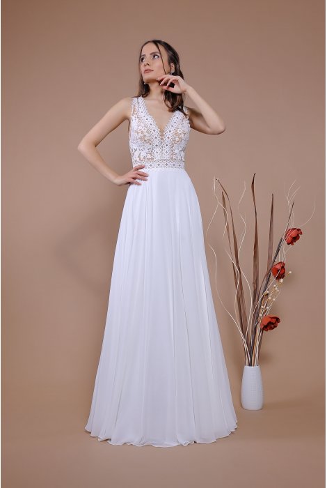 Hochzeitskleid für braut von Schantal, Kollektion Traum, Modell 14076. Foto 2