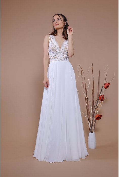 Hochzeitskleid für braut von Schantal, Kollektion Traum, Modell 14076. Foto 4